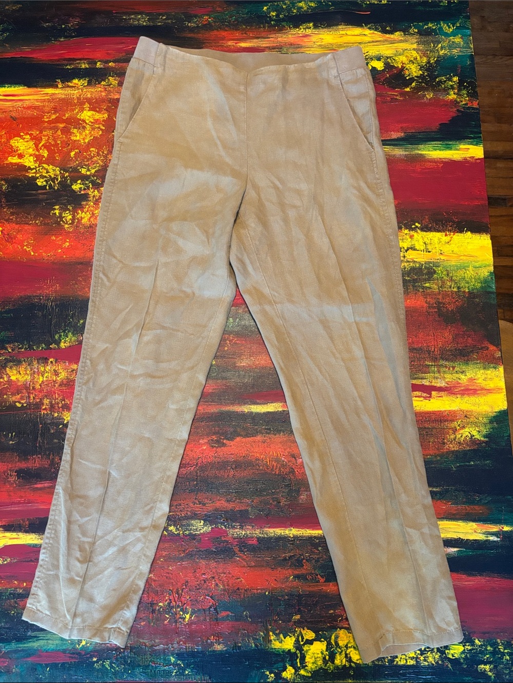 J. Jill Women's Tan Corduroy Trousers